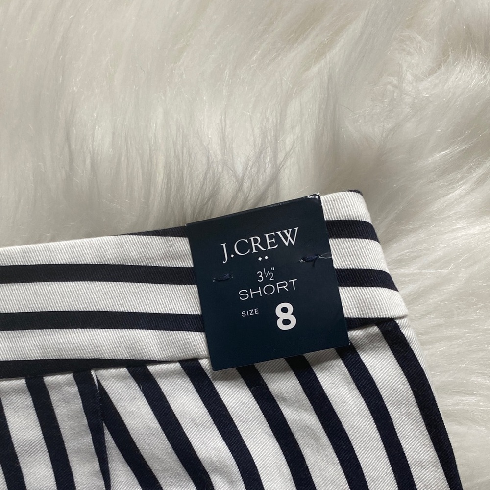 NWT J. Crew Black and White Shorts 8 - Picture 3 of 4